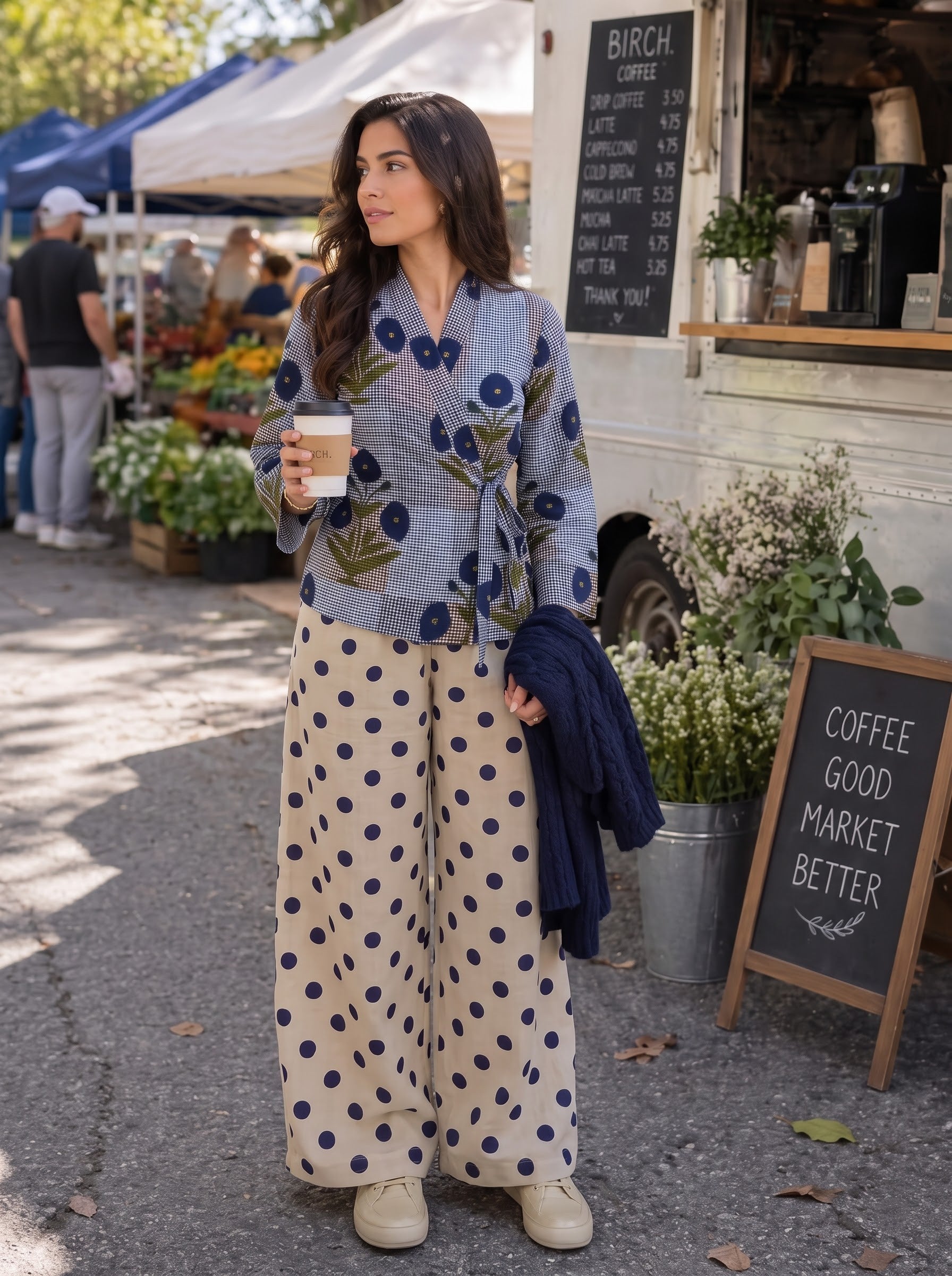 Floral & Gingham Printed Co-ord Set